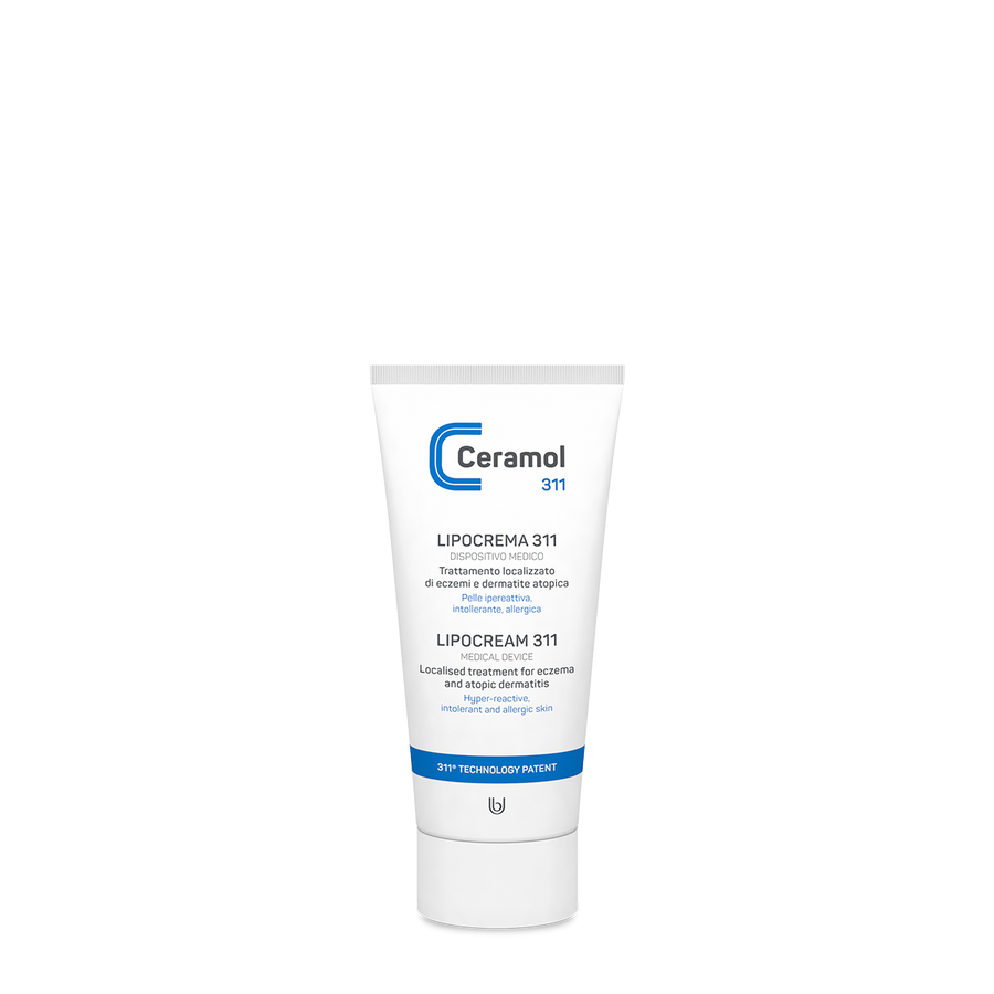 Lipocrema Ceramol trattamento localizzato di eczemi e dermatite atopica 50ml 